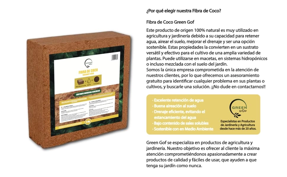 Fibra de coco - Sustrato